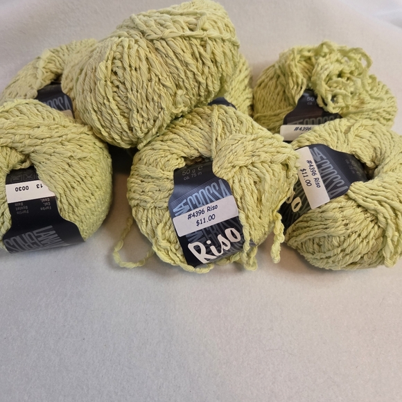 lana grasso Other - Lana Grasso Italian 4396 Riso Yarn in Light Yellow Green